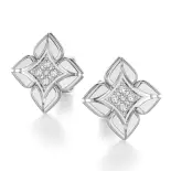 Kolczyki z diamentami białe złoto AJK_027